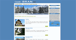 Desktop Screenshot of cazare-bran.net